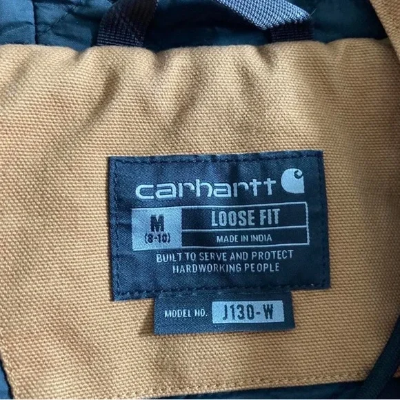 Carhartt Tan Loose Fit Jacket - Picture 3 of 6